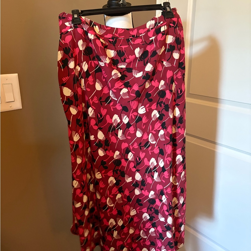 Blossom Skirt CAbi Pink and Black Floral Maxi Skirt